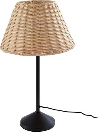 Lindby L&aacute;mpara De Mesa zyralia En Negro Madera - Lindby