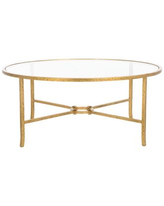 Safavieh Couture Tauri Forged Metal Round Coffee Table