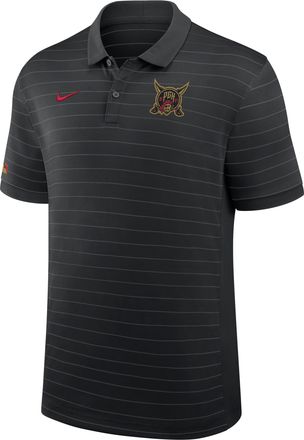 Nike Pittsburgh Pirates City Connect Striped Victory Nike Mens Dri-FIT MLB Polo in Black | 03BG03OSPTB-GFX