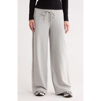 Off-white Wide Leg Sweatpants in Medium Grey Heather at Nordstrom Rack, Size X-Large