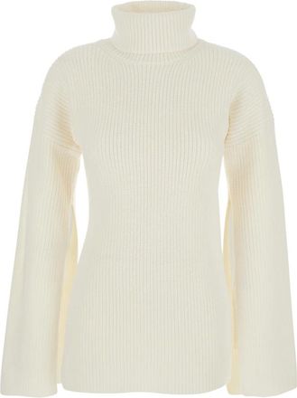 Toteme High Neck Jumper - female - Tot&ecirc;Me - Turtlenecks - White - XS - Knitwear