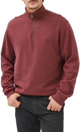 Rodd & Gunn Alton Ave Regular Fit Pullover Sweatshirt in Cranberry at Nordstrom, Size Medium