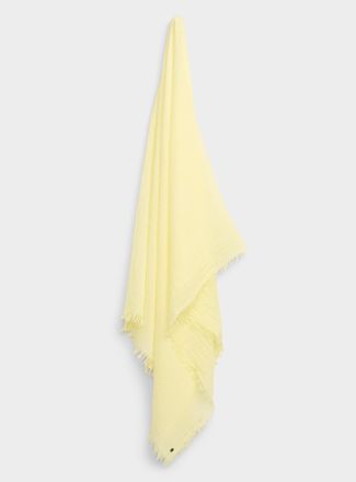 Fraas Womens Fringed raw weave lightweight scarf