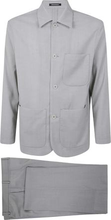 Emporio Armani Hombre, Trajes, Gris, Talla: M