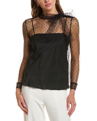 Red Valentino Red Valentino Net Lace Blouse
