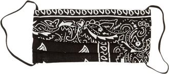 Arizona Love Bandana paisley-print face mask - women - Cotton - One Size - Black