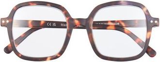 Izipizi 47mm Square Reading Glasses in Tortoise/clear at Nordstrom, Size +1.50