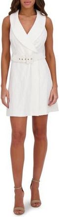 Kensie Belted Wrap Dress in White at Nordstrom Rack, Size 10