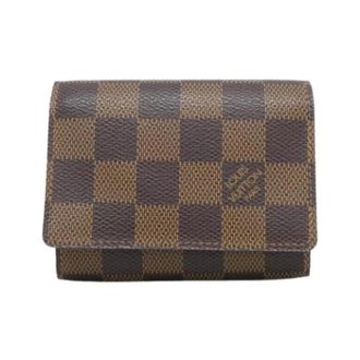 Louis Vuitton Pre-owned Wallets, female, Brown, Size: ONE SIZE Pre-owned Card Case