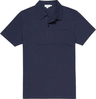 Sunspel Hombre, Camisetas, Azul, Talla: M