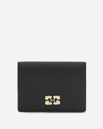Ganni Ganni Bou Card Holder With Flap Grained Female UNI