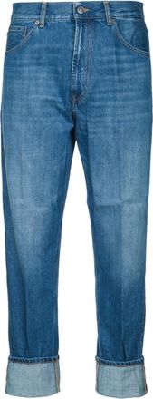 Dondup Blue Mid Rise Jeans