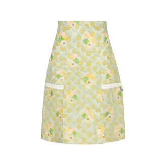 Fendi Floral-print Pocket Midi Skirt