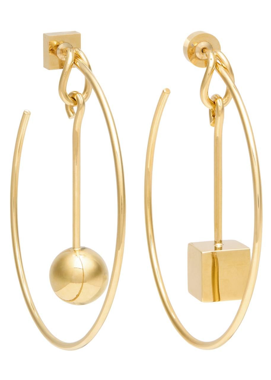 【関税＆送料込み】Jacquemus Round Square Earrings The Rond Carré earrings by JACQUEMUS | Official website