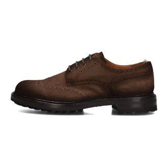 Officine Creative Schoenen, Heren, Bruin, 43 1/2 EU, Su&egrave;de, Bruine Su&egrave;de Heren Veterschoenen