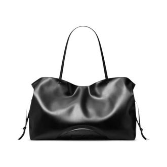 Tory Burch Bolso de hombro grande con cord&oacute;n - Bags - Mujer - Negro - ONE SIZE