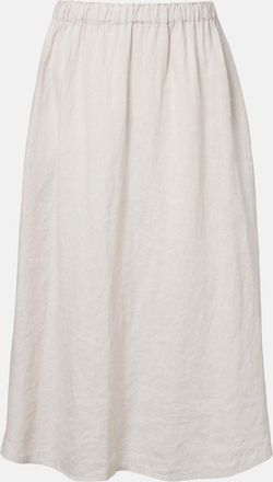 Velvet Virginia linen midi skirt