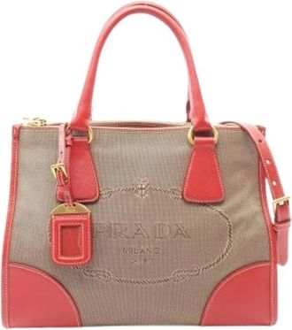 Prada Pre-owned Handbags, female, Multicolor, Size: ONE SIZE Pre-owned Vintage Handbag