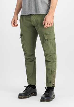 Alpha Industries Cargohose ALPHA INDUSTRIES Task Force Pant, Herren, Gr. 28, Normalgr&ouml;ssen, gr&uuml;n (vintage gr&uuml;n), Obermaterial: 98% Baumwolle, 2% Elastan, Hosen Cargoho