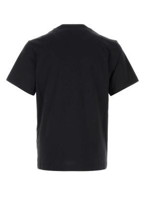 Moncler Logo-Print Cotton T-Shirt - Black