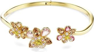 Swarovski Idyllia floral-embellished bracelet - Gold