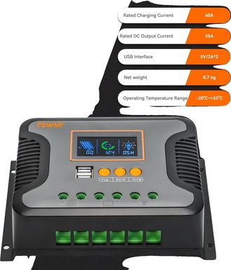 OEM Controlador De Carga Solar, Pantalla Lcd, Funciones Inteligentes, 60 A