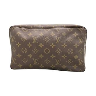 Louis Vuitton Vintage Clutches, unisex, Brown, ONE SIZE, Pre-owned Cosmetic Pouch