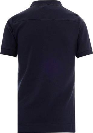 Barbour Womens Polo Shirt Portsdown Navy-Hessian Cotton Elastane Tops Navy/hessian