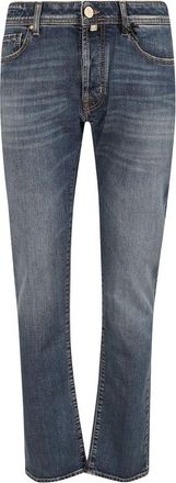 Jacob Cohen Pant 5 Pkt Slim Fit Bard V3 - Heren - Slim Fit Jeans - Blauw - W33 - Katoen - Jeans
