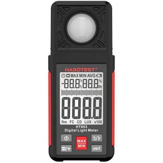 OEM Medidor De Luz Digital Ht603, Comprobador De Luz, Medidor De Temperatura Y Humedad 3 En 1, Detector De Luz Con Medidor De Luz