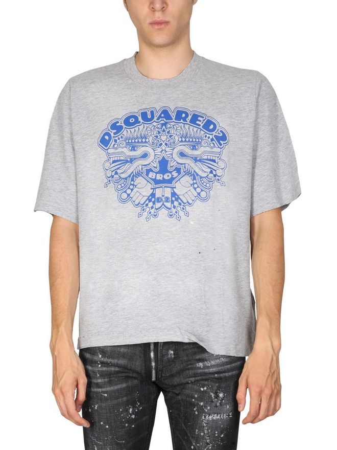 【送料&関税込】Dsquared2 Dragon Bros Football T-shirt 送料&関税込】Dsquared2 Dragon Bros Football T-shirt