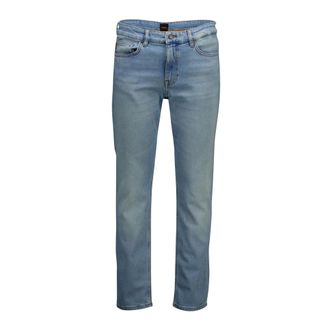 HUGO BOSS Heren, Jeans, Blauw, Maat: W32 L34