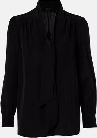 Nili Lotan Colt tie-neck silk blouse