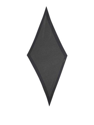 Lardini Rhombus Scarf With Micro Dots