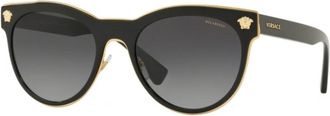 Versace Medusa Charm Zonnebril - Dames - Zonnebrillen - Zwart - 54 MM - Accessoires