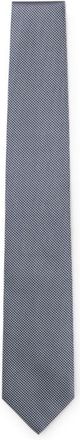 BOSS Jacquard-pattern tie in silk