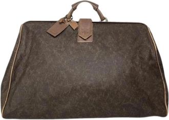 Givenchy Pre-owned Leren Weekendtas - Dames - Vintage Weekendtas - Bruin - ONE Size - Leer - Vintage