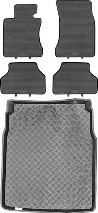 OEM Juego De Alfombrillas De Goma Para Coche Y Alfombrilla Para Maletero Para Bmw Serie 5 E60 Sed&aacute;n (2003-2010)