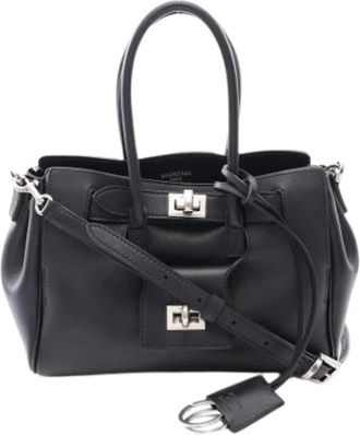 Balenciaga Pre-owned Vintage Handbag - Dames - Vintage Handtas - Zwart - ONE Size - Leer - Vintage