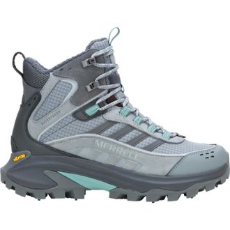 Merrell Womens Moab Speed 2 Thermo Mid Waterproof Hiking Boots Gray 8