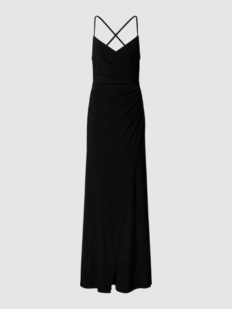 Luxuar Luxuar Abendkleid mit gelegten Falten in Black, Gr&ouml;&szlig;e 46