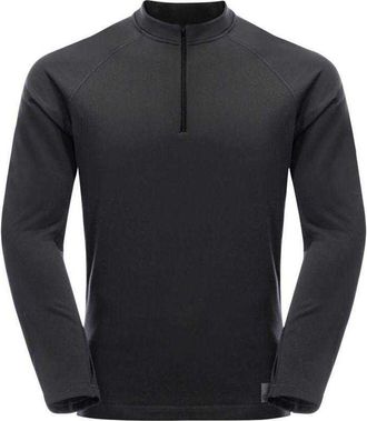 Jack Wolfskin Heren Commuter Fleece Top (Zwart)