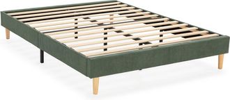 HOMN Base tapizada 150x190 cm color verde