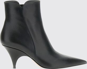 Gianvito Rossi Tronchetti Sofia in pelle di vitello con tacco a cono e punta a mandorla