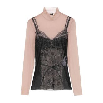 Balenciaga Dames, Tops, Zwart, Maat: M