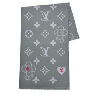 Louis Vuitton Pre-owned Scarves, unisex, Gray, Size: ONE SIZE Pre-owned Vintage Wool Scarf
