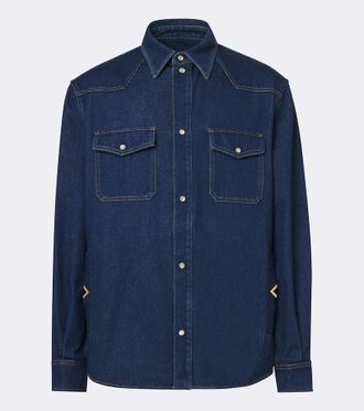 Valentino VGold denim Western shirt