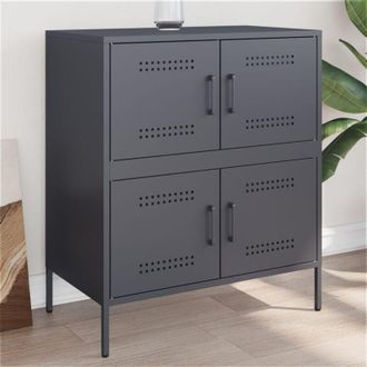 vidaXL Credenza Antracite 68x39x79 cm in Acciaio - Vidaxl