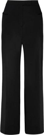 Tom Ford High-Waisted Wide-Leg Broeken - Dames - Wijde Broeken - Zwart - 2XS - Broeken