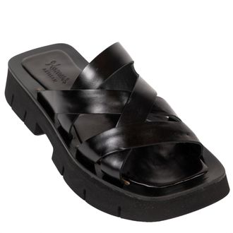 Homers Womens Philos Slide Sandal In Sierra Black